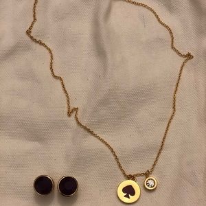 KATE SPADE NECKLACE & EARRINGS